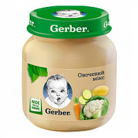 Детское пюре Gerber овощной микс 130г 7613287348258 OIU