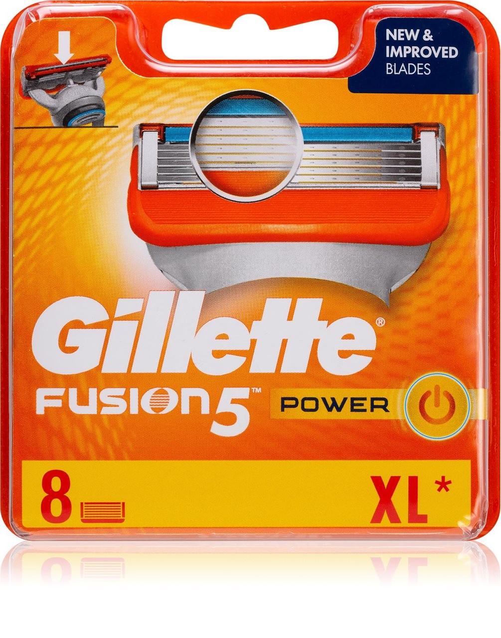 Змінні касети Gillette Fusion Power 8 шт