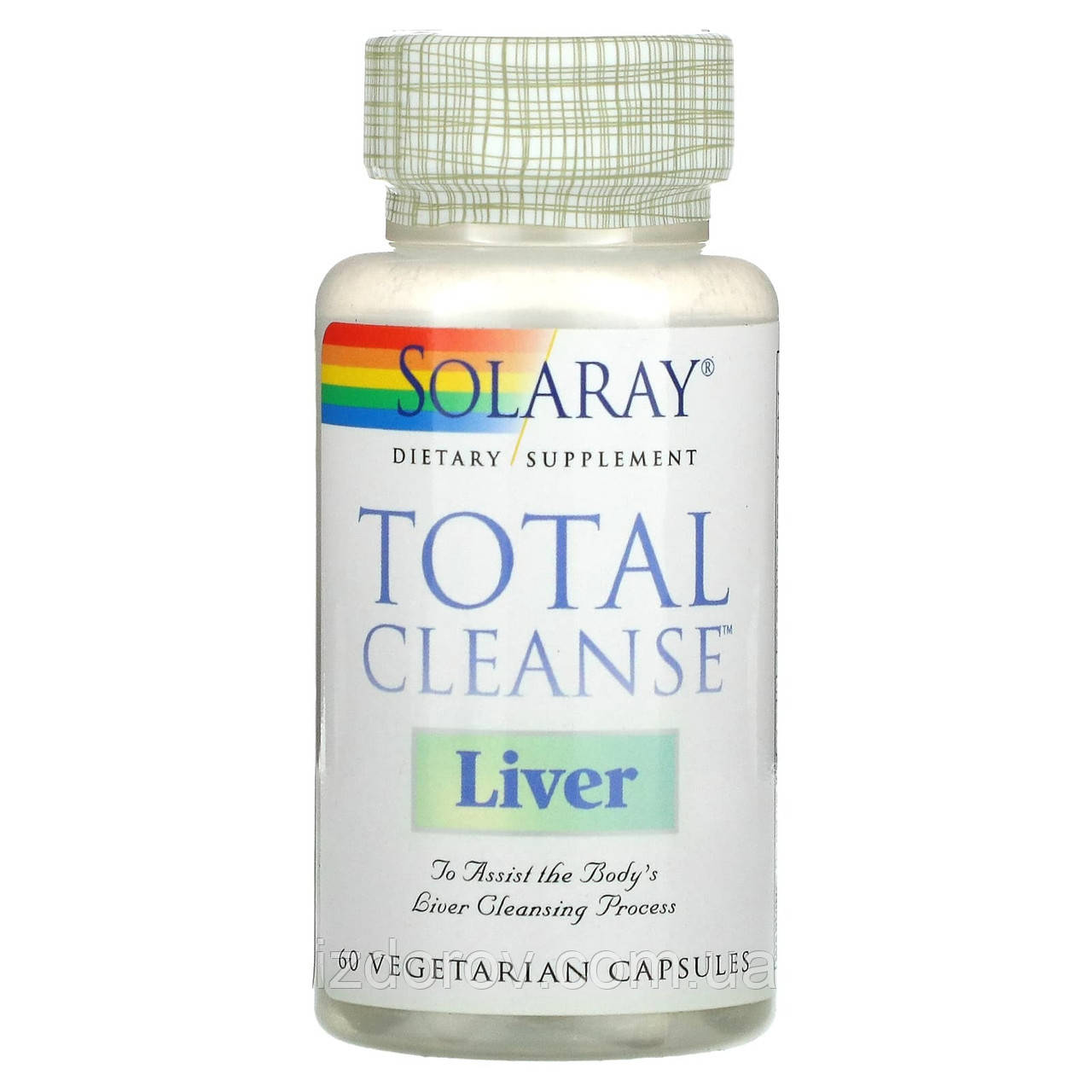 Чищення печінки Solaray Total Cleanse Liver оздоровчий комплекс 60 вегетаріанських капсул