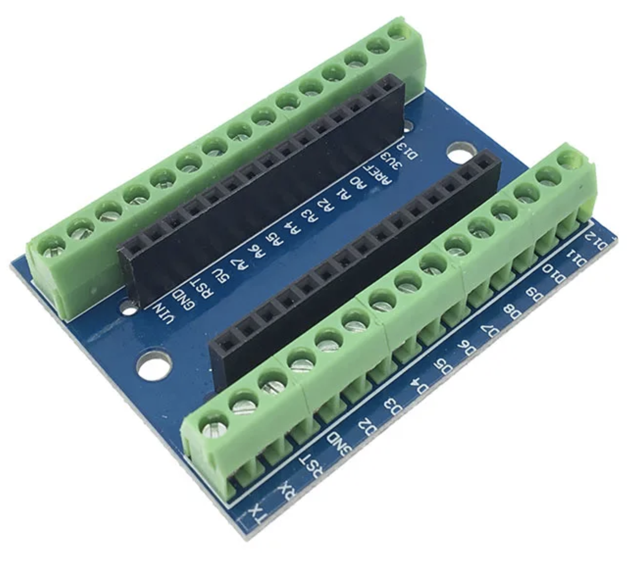 Плата адаптер розширення Arduino NANO v1.0 DIY kit - комплект для самостійної пайки