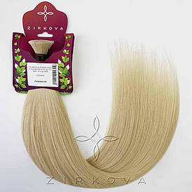 Натуральне Слов'янське Волосся в Зрізі 50 см 100 грам, Блонд №60