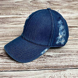 Бейсболка джинсова one size
