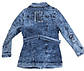 Утеплена джинсова куртка для дівчинки, зріст 116, 128, см., фото 3