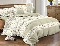 Односпальный комплект постельного белья с мелким цветочным рисунком 150*220 из Бязи Gold Черешенка