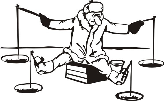 Наклейка Рибак