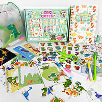 Набор для скрапбукинга, набор для творчества, детский блокнот с аксессуарами SH-019 Динозавр Подарочный набор