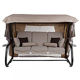 Садова гойдалка PATIO Venezia Lux з москітною сіткою, фото 5