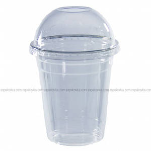 Склянку з купольної кришкою (кришталевий) 420 мл / 50 шт