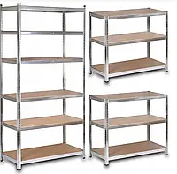 Стелаж Humberg 220х110х50 см Металевий стелаж Стелажі для дому Архівні стелажі Полиці для складу