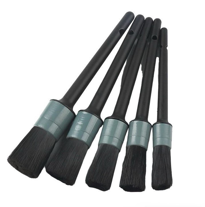 Набір щіток для детейлінгу 5в1 Сірий, фото 1