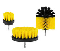 Набір щіток на дпиль 3в1 Жовтий (М'яка жорсткість)