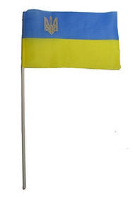 Прапор України 19*12см демонстраційний малий П-1Т