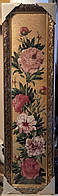 Гобеленова картина з люрексом "Ваза з квітами" (30 x 110 см) GB132