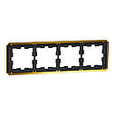 MERTEN D-Atique Рамка 4-постова золото 24к MTN4040-4741, фото 3