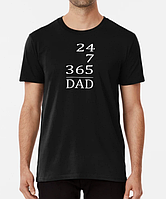 Чоловіча футболка Dad 24/7 для тата