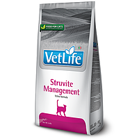 Сухий корм для кішок при рецидивах струвітних уролітів Farmina Vet Life Struvite Management 2 кг