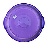 Таз пластиковий харчовий Незабудка 28 літрів лаванда Ø 50 см h=22 см (ПолімерАгро), фото 3