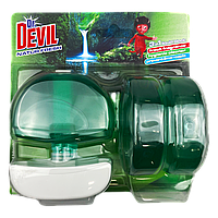 Туалетный блок для унитаза Dr.DEVIL 3 in 1, Природная свежесть, 3*55 ml