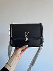 Жіноча сумка Ів Сен Лоран чорна Yves Saint Laurent Black Solferino Large