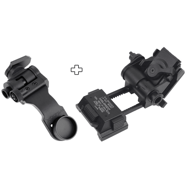 Кріплення для ПНО на шолом комплект NVG Wilcox L4G24 + J-Arm PVS-14, Метал, фото 1