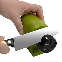 Точилка для ножей и ножниц, от батареек, Knife Sharpener /Универсальное точило / Точильный инстурмент
