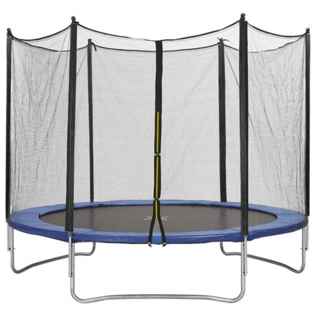 Батут FunJump 252 см захисна сітка, 8 футів дитячий стрибковий, фото 1
