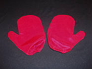 Рукавиці ЧЕРВОНІ Діда Мороза 26 см. Габардин УСПІШНІ