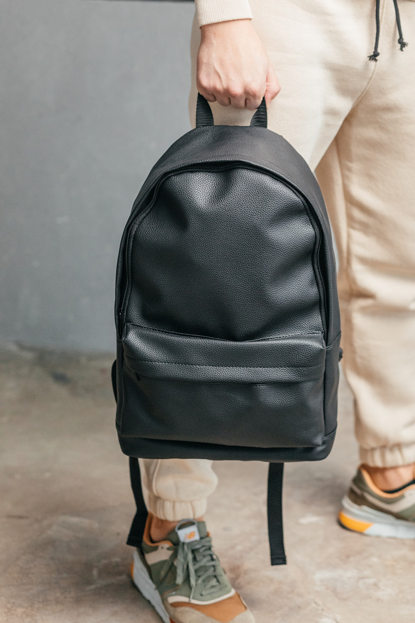 Стильний рюкзак чоловічий чорний, молодіжний рюкзак, спортивний рюкзак для чоловіків