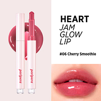 Сияющий блеск-помада в стике Peripera Heart Jam Glow Lip 06 Cherry Smoothie 1.4g