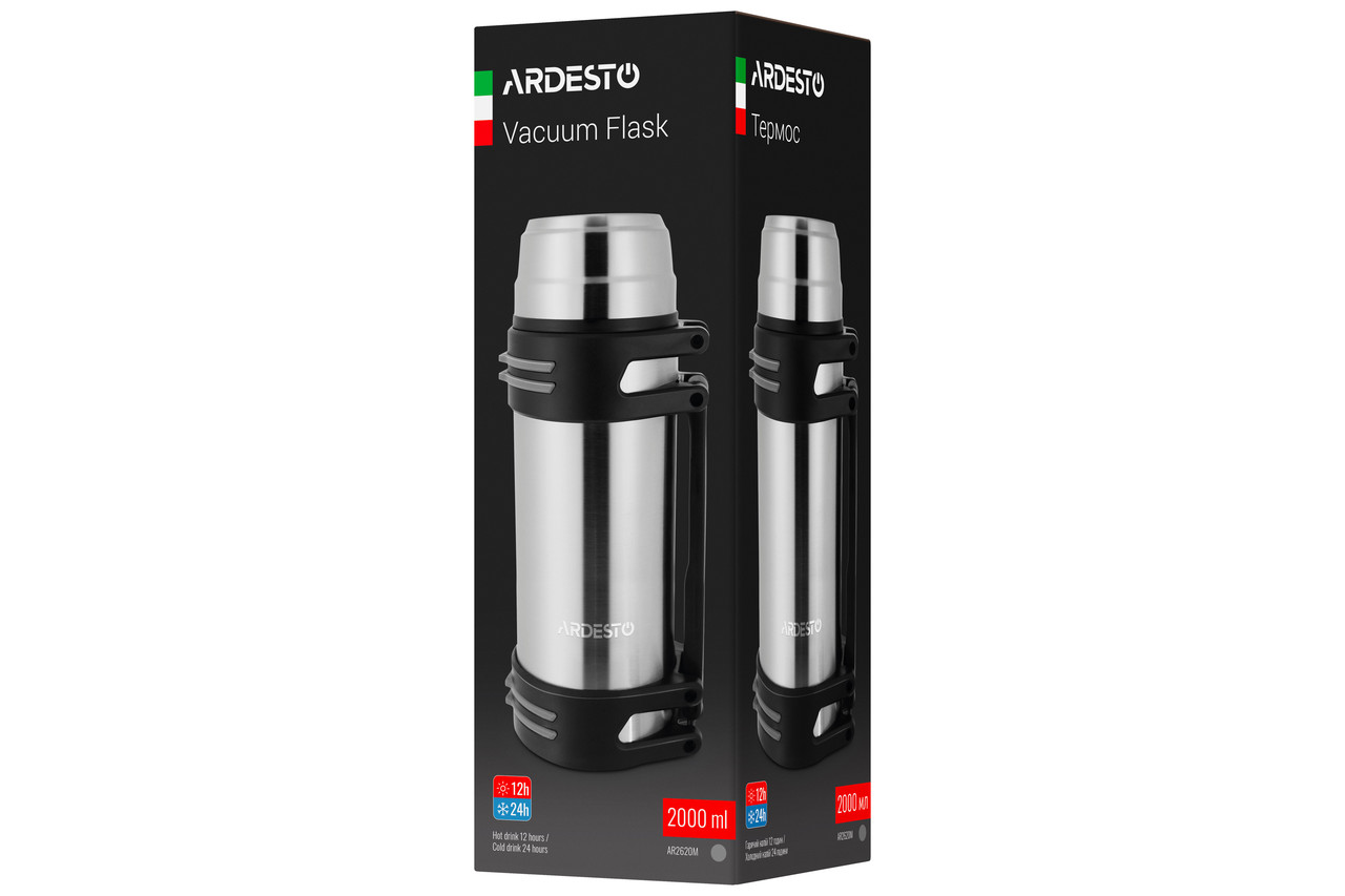 Термос 2 літри ARDESTO Stay Warm AR2620M (тепло-12 год., холод-24 год.)