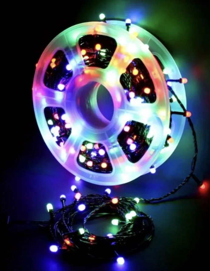 Світлодіодна вулична гірлянда 50m 150 LED RGB (50m-3)