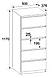 Комод для одягу та білизни на 5 ящиків 50 см × 37,6 см × 117 см Брайт Майстер Форм, фото 5