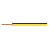 Провод установочный ПВ-3 1x4 (1м) "СВІТ-БУД електро", желто-зеленый