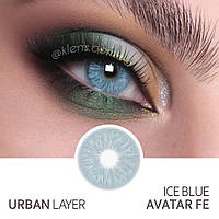 Контактные цветные линзы Urban Layer Avatar FE Ice Blue