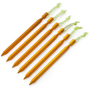 Кілочки до наметів алюмінієві Green Camp L=19см, фото 3