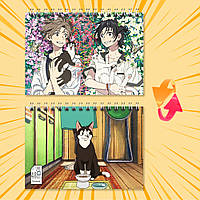 Блокнот А6 на пружині в клітинку 48 арк. Umibe no Etranger / Незнайомець на березі моря 013