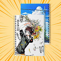 Зошит А5 48 арк. на пружині у клітинку 60 гр.м² Umibe no Etranger / Незнайомець на березі моря 006