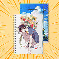 Зошит А5 48 арк. на пружині у клітинку 60 гр.м² Umibe no Etranger / Незнайомець на березі моря 007