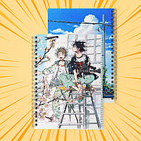 Зошит А5 48 арк. на пружині у клітинку 60 гр.м² Umibe no Etranger / Незнайомець на березі моря 008