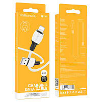 USB кабель BOROFONE BX84 charging data USB - Lightning WHITE