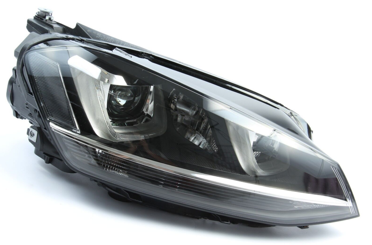 Фара передня Volkswagen Golf VII 13-17/e-Golf 13-20 передн. пра. (ел) (з коректором) (без ламп) (D3S/H7/h21w/LED) (тип EUR) gtd.),