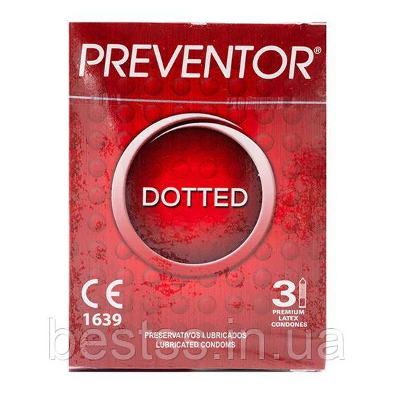 Презервативи - Preventor Dotted, 3 шт.