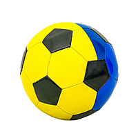 Мяч футбольный №5 EV-3376 желтый с синим