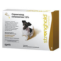 Капли Zoetis Стронгхолд 12% для собак от 5-10 кг для борьбы и профилактики паразитов