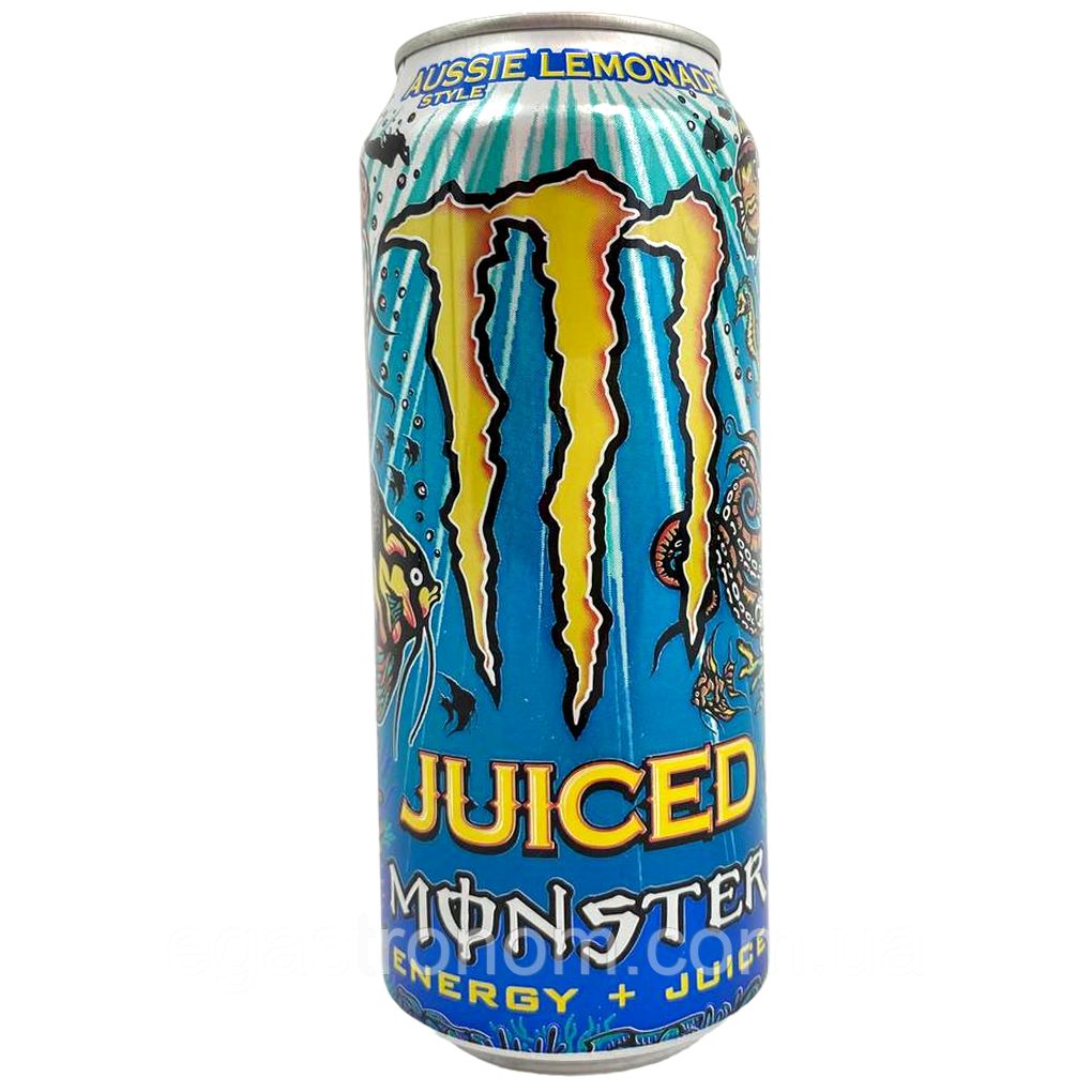 Енергетик соковитий австралійський лимонад Монстер Monster 500ml 12шт/ящ (Код: 00-00016335)