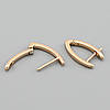 Сережки Золоті стрілки 24055 розмір 19х2 мм вага 2.3 г позолота 18К, фото 2