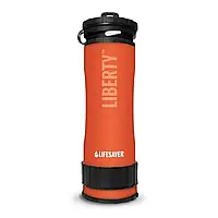 Портативна пляшка для очищення води LifeSaver Liberty Orange 0.4l (99-00014022)