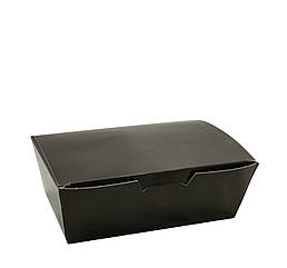 (013805Ч) Коробка паперова для нагетсiв та сушi ЧОРНА 130*88*48 (50/100)