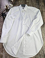 Блуза женская оверсайз, белого цвета