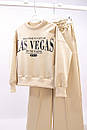 Модний підлітковий костюм  палаццо Las Vegas для дівчинки двунитка, фото 2